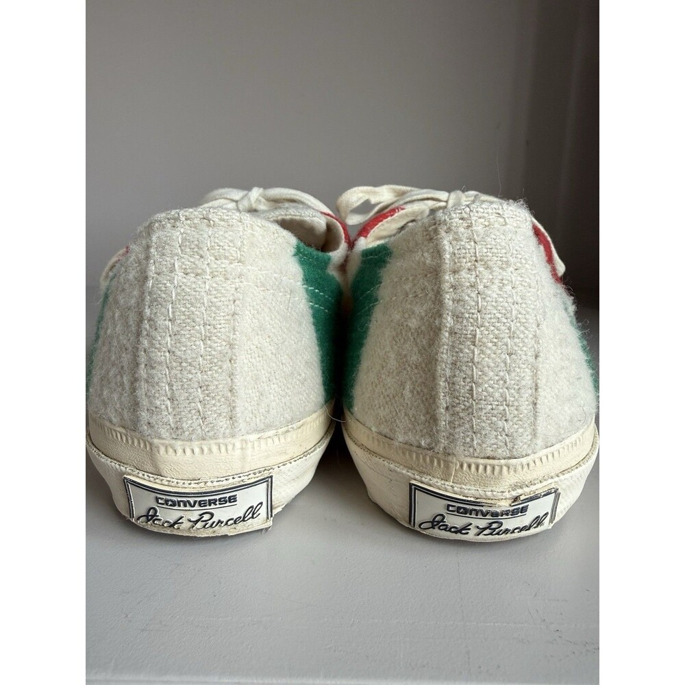 Converse Jack Purcell Hudson's Bay Women Size 8 Colorful Stripe Shoes - Picture 4 of 6